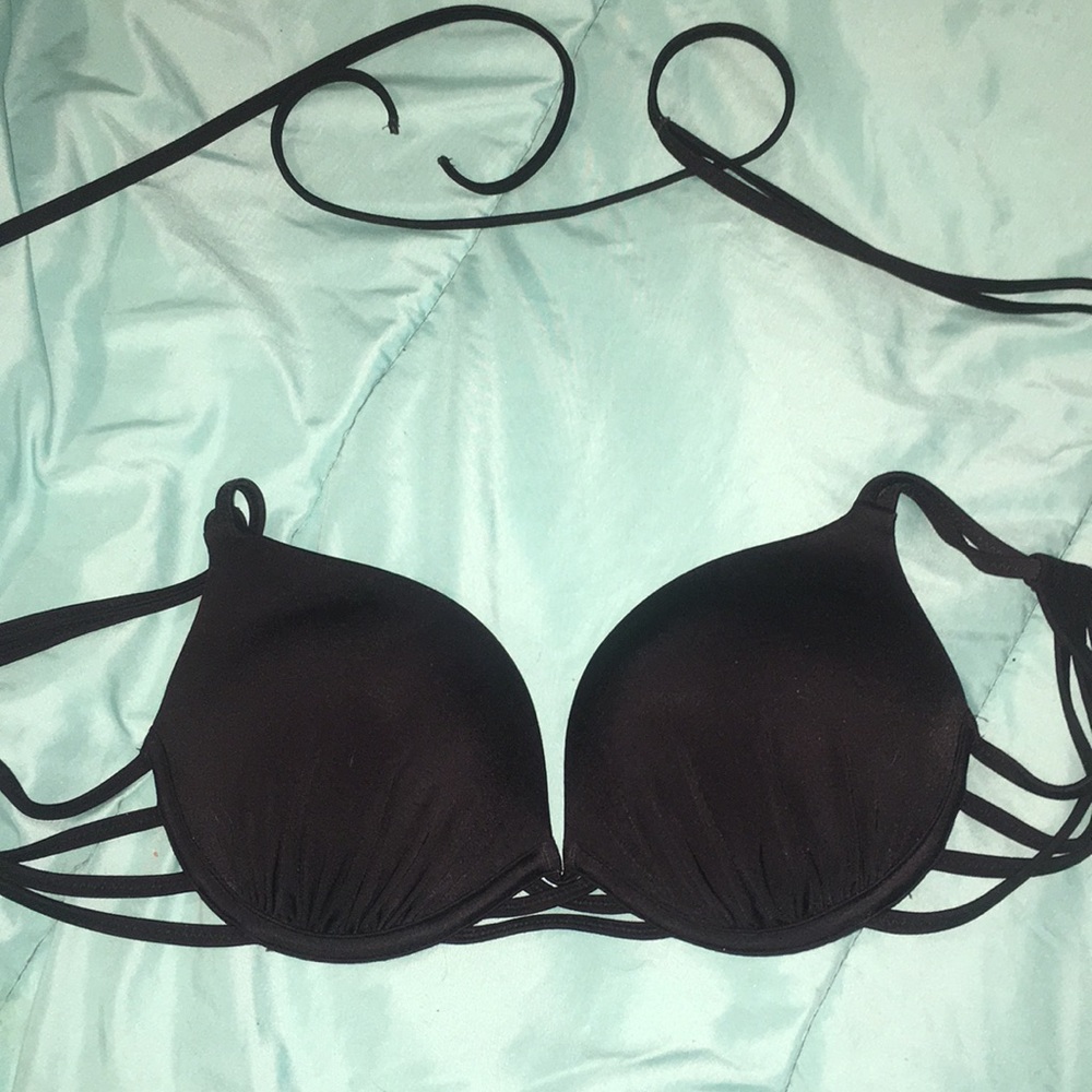 Black bikini top